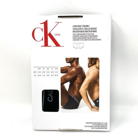 💖MEGA SALE💖Calvin Klein Microfiber Black Low Rise Trunk Men's XL NB2225066 - Picture 6 of 7